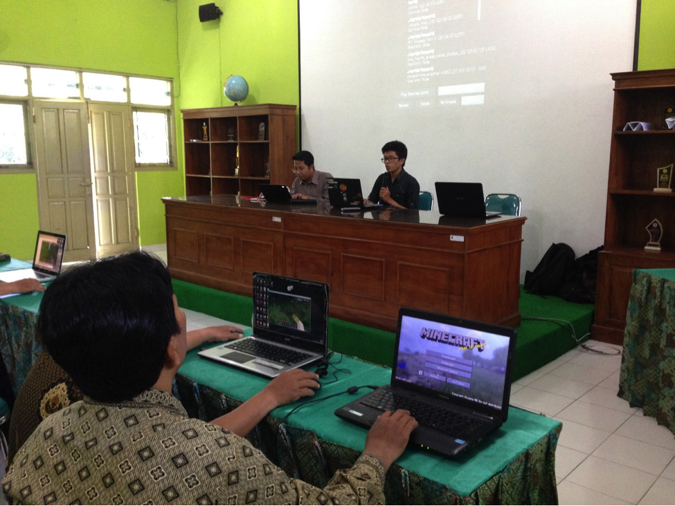 Creating Interactive Learning Materials with Minecraft - SMP N 12 Yogyakarta